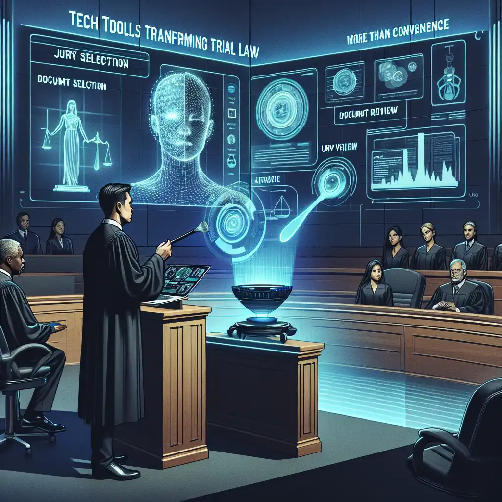 Tech Tools Transforming Trial Law: More Than Just Convenience
